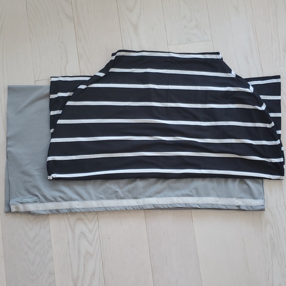 NWOT Two Multi Use Nursing Scarves/Stroller Covers